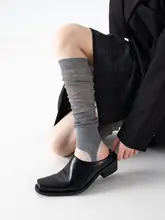 ルーズソックス レディース シアー 薄手 ホワイト プレピー ミュール合わせ インスタ映え 春夏