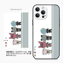 挿絵デザインのスマートフォンケース【適用モデル：iPhone・Huawei・Xiaomi・Vivo・OPPO】
