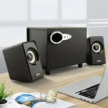 木製デスクトップスピーカー【USB接続・ミニサイズ・低音強化】