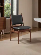 北欧風 レトロ実木ダイニングチェア【シンプルデザイン・カフェ・ホテル用】