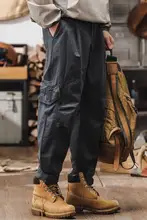 アメリカンスタイルのビンテージ工装パンツ【秋用・ストレート・ゆったりシルエット】