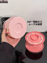 コスメスタンド 回転式 仕切り付き メイクブラシ収納 リップ アイシャドウ ドレッサー 卓上 おしゃれ 小物入れ