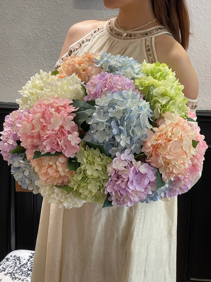 高級アジサイの造花：法式風インテリアに最適な仿真花の選択肢