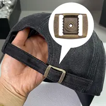 帽子用金属調整クリップ【ダックビルキャップ・野球帽対応】