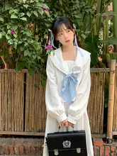 春季用 ソフトライトリリー セーラー襟ジャケット【長袖・中丈スカート】（セットアップ対応）