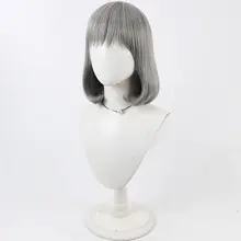 グレーのボブヘアウィッグ【コスプレ・ヴィクトリア女神風】