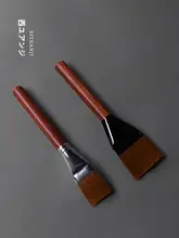 実木製筆ブラシの功夫茶器【茶盤・茶ブラシ・家庭用】