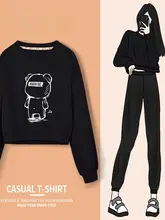 優雅なデザインの黒のゆったり短袖トップス【女性用・ファッション・洗練されたスタイル】