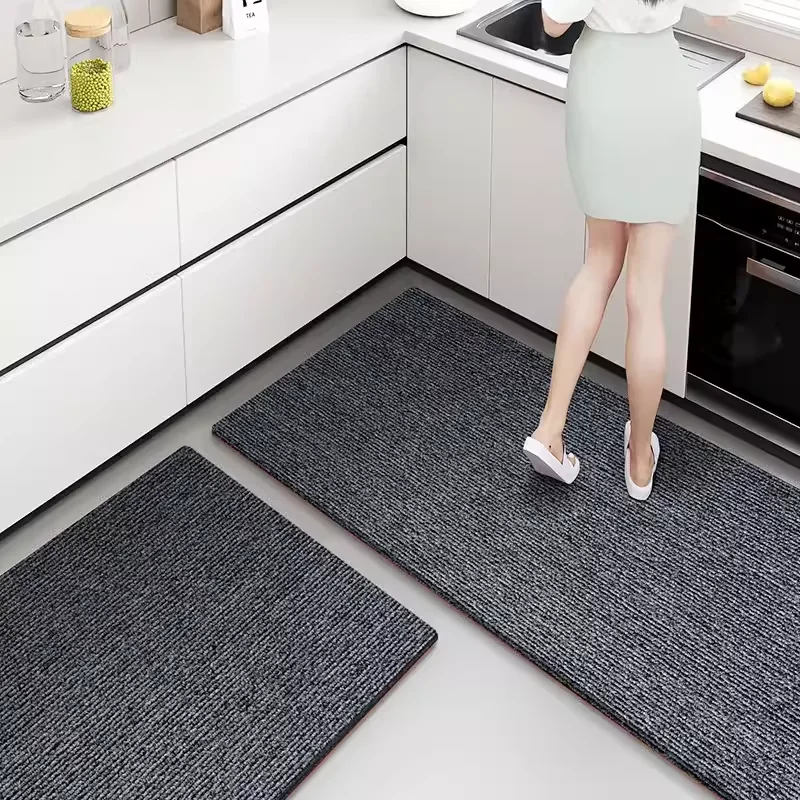 マット L型 使用シーン: キッチン 素材: 滑り止め・防油・拭き取り可能・洗浄不要・防水・防汚・カット可能