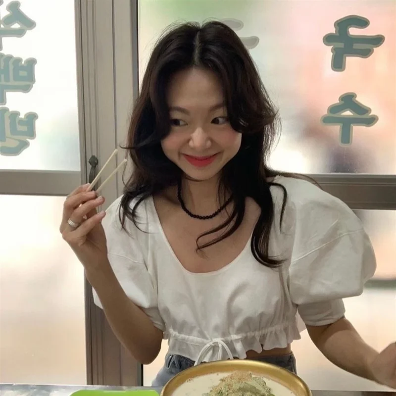 黒と青のビーズネックレス�【シンプルなデザイン・鎖骨チェーン・ファッションスタイル】