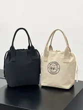 円形ドローストリング手提げバッグ【保温弁当用・学生・ビジネス向け】