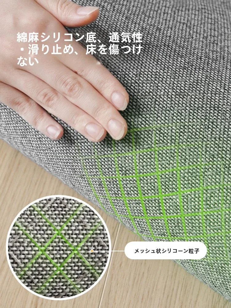 玄関マット 緑 おしゃれ 家庭用 高級感と汚れに強い実用性