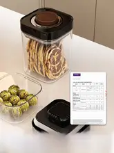 保存容器 ワンタッチ 密閉 防湿 穀物 乾物 スパイス 食品保存用 キッチン収納