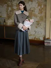 Aラインプリーツスカート【流行のシルエット・秋冬用】