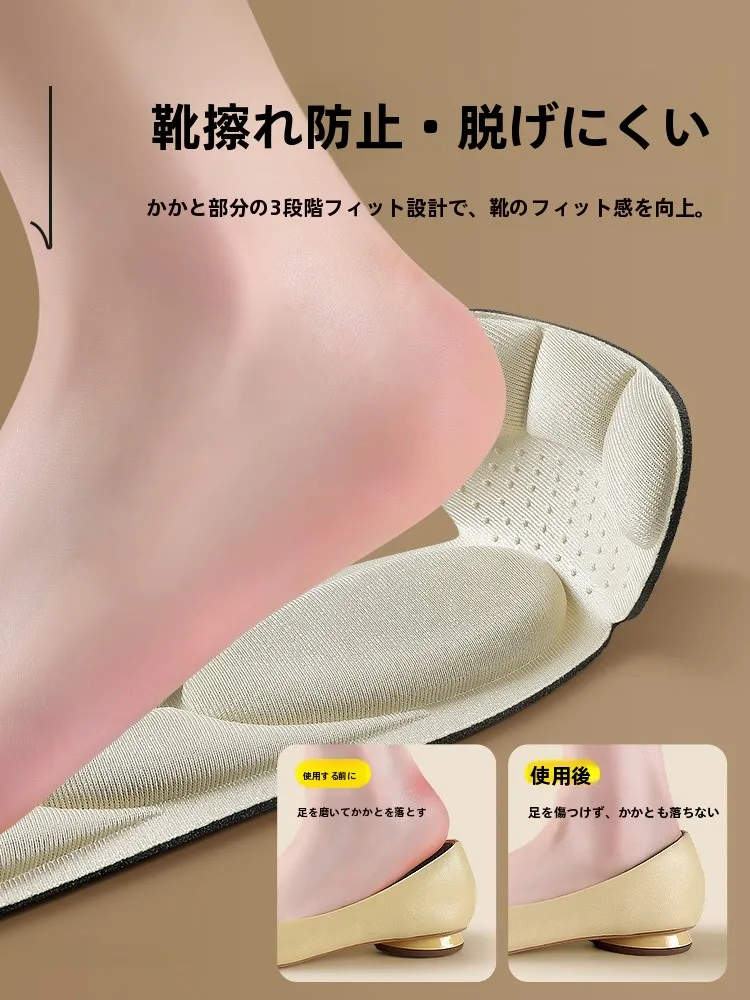 かかとを柔らかくするためのインソール【至皓恩ZHE-6466ll1203-4】