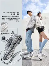 ランニングシューズ スニーカー メンズ レディース ヴィンテージ クッション性 カジュアル お正月 迎春