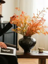 ミニ陶器花瓶【ヴィンテージスタイル・デスク装飾用・水耕植物にも最適】