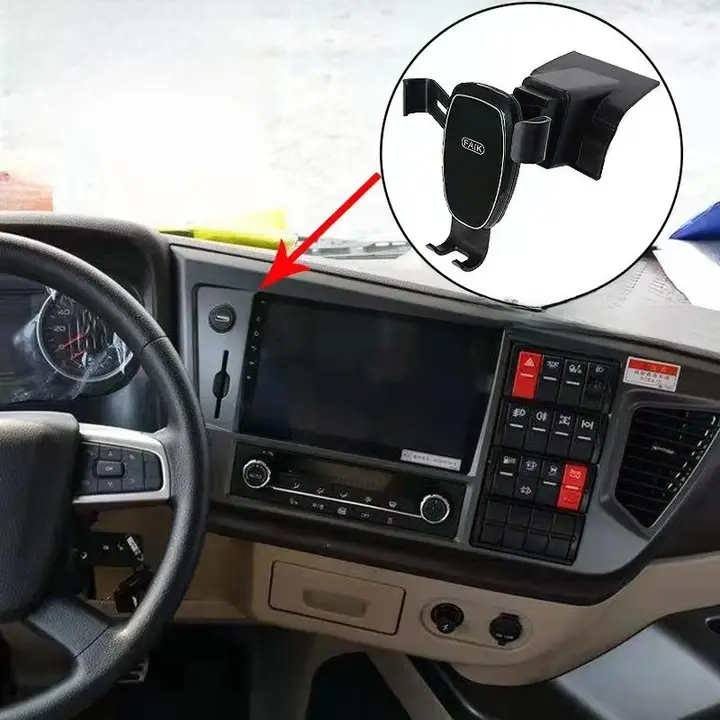 JH6トラック用運転席改装アクセサリー【内装用スマホホルダー】