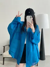 感のある麻素材のオーバーサイズシャツ【女性用・普段使いにぴったり・体型カバー】