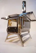 キャンプストーブ 小型 アウトドア 薪ストーブ クッキング 携帯便利