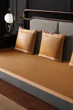 Beyond home 防滑仕様の藤製ソファクッション【リビング用・快適な涼感・単品】