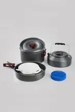 便利なアウトドア調理器具セット【携帯可能・煎鍋付き・キャンプ用】（セットアップ対応）