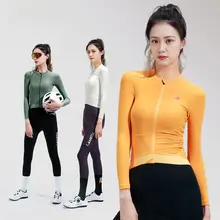 女性用 UVカット長袖サイクリングウェア【防紫外線・マウンテンバイク・ロードバイク】（セットアップ対応）