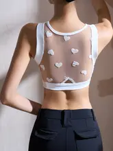 透け感が美しいバックデザインのヨガタンクトップ【速乾・フィットネス用】