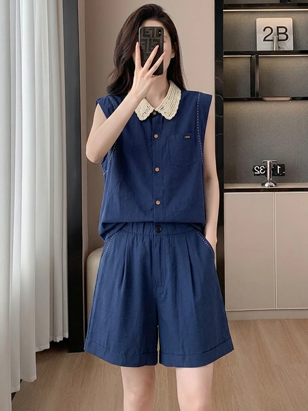 大きいサイズオフィスカジュアルをどう選ぶ？李柒七の夏用セットアップが解決する通勤の悩みとは