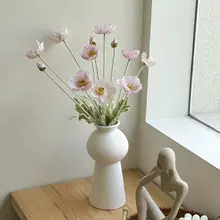 アイスランドポピーの造花【高品質・シングルブーケ・リビング装飾用】