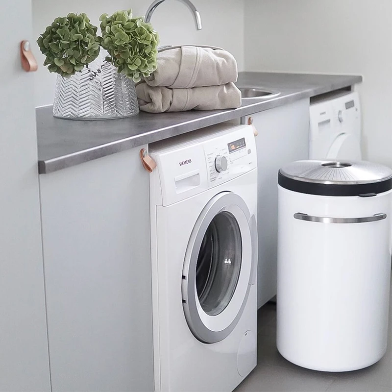 おしゃれな北欧デザインのランドリーバスケット：中式風の収納用品が提供する実用性と空間設計のバランス