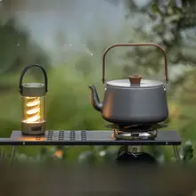 アウトドア用酸化合金製ティーポット【煮茶器・電陶炉・炭火炉対応】