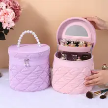 水桶型化粧ポーチ【携帯便利・大容量・プロ用】