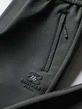 男士スポーティパンツ【ゆったりストレート・ウエストゴム・秋冬用】