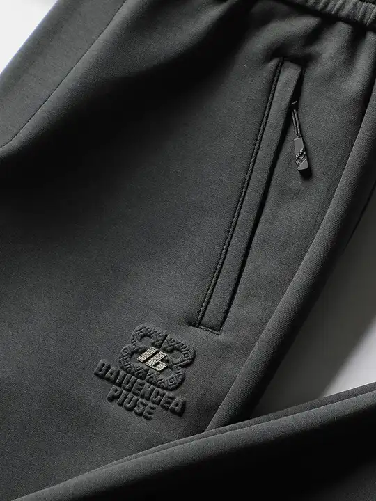 男士スポーティパンツ【ゆったりストレート・ウエストゴム・秋冬用】