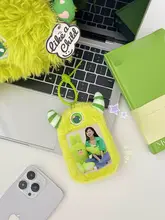 可愛いモンスターの学生カードケース【ぬいぐるみ付き・カーデザイン】