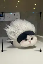 猫耳 フード アイマスク ペット コスプレ 帽子 犬服 面白い 装飾 撮影 サングラス