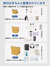 小銭入れ コスメポーチ ミニカードケース インナーポーチ サニタリーポーチ コンパクト 収納 「Mica and」