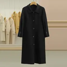 韓国風デザインのリバーシブルコート【ゆったりシルエット・冬用・カジュアル】