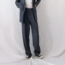 グレー ハーレムパンツ【フィット・ゆったりしたシルエット・レディース】