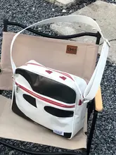リサイクル素材使用の斜め掛けバッグ【通勤・自転車用・手提げも可能】