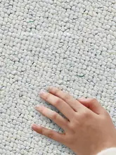 ニュージーランド産ウール製リビングルームラグ【クリームカラー・軽やかで高級感あり・抗菌仕様】