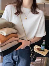華夫格デザインの半袖Tシャツ【女性用・夏用・ゆったりシルエット・カジュアル】