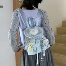 可愛らしいデザインのリュックサック【ソフトで軽量・ロリータスタイル・女の子向け】（セットアップ対応）