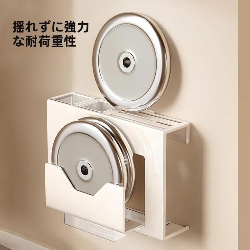 多機能キッチンナイフスタンド：壁掛け式収納ボックス一体型の実用性と機能性