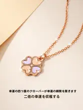 ネックレス レディース シルバー925 ハート クローバー モチーフ 上品 バレンタイン プレゼント 彼女
