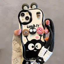 可愛いクッキーキャラクターのスマートフォンケース【柔らかい素材・対応機種多数】（セットアップ対応）