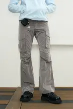 KREATE ナイロン製反射材カーゴパンツ【秋冬用・ストレート・ミラーパンツ】