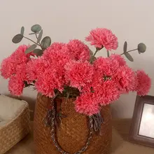 手触りの良いカーネーション風造花【家庭用・テーブル装飾・母の日ギフトに最適】
