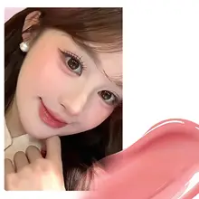 ツヤ感ある日常使いのクリームチーク【ピーチ・高光パウダー付き】